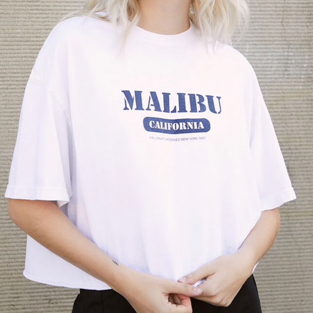 Brandy Melville Malibu crop top
